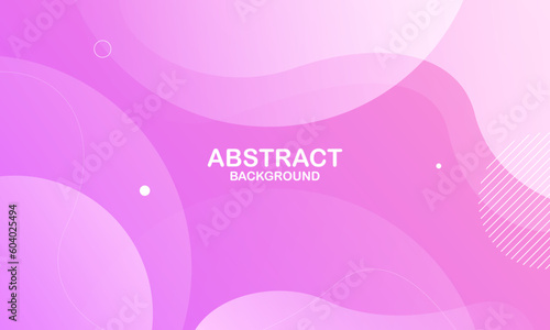 Pink abstract background. Fluid shapes composition. Vector illustration
