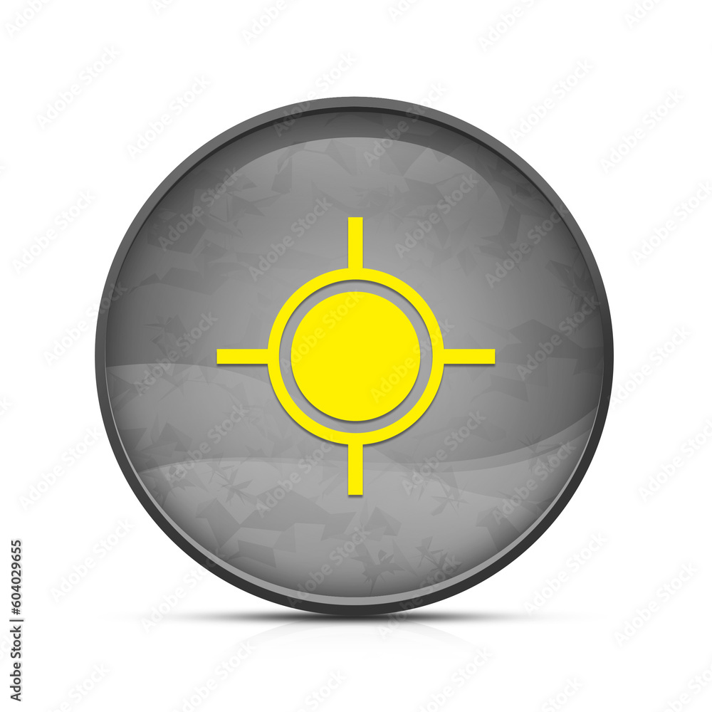 Location icon on classy splash black round button illustration Location icon on classy splash black round button illustration