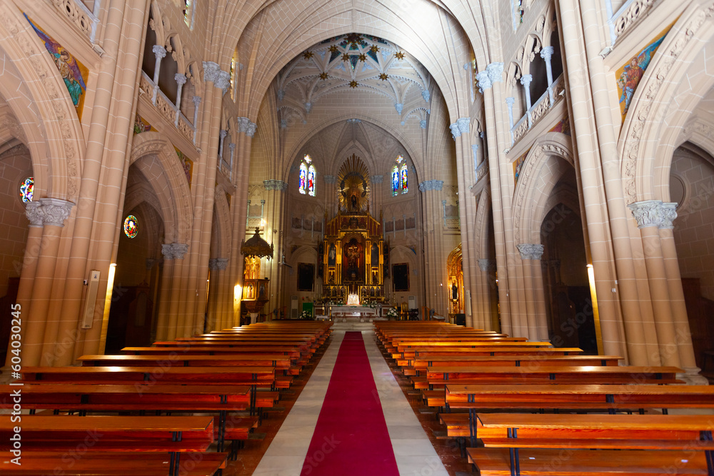 Most Sacred Heart of Jesus Church interior, Malaga