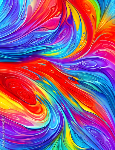 Abstract colorful background.Generated with AI