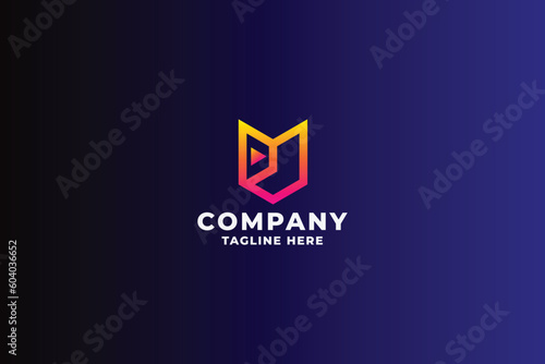 Media Fox Pro Logo Template
