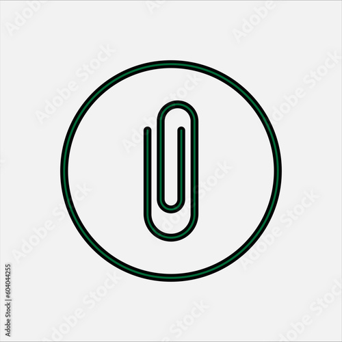 Attachment Icon. Clip Symbol. 