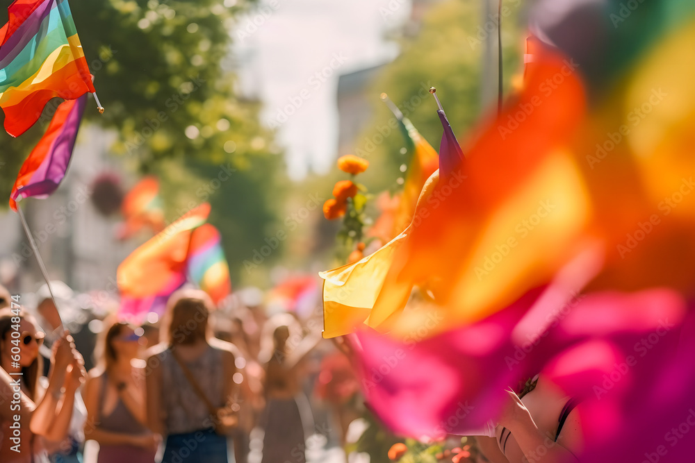 Unveiling Emotions: Schlieren Photography of Pride Parade Flag Waving