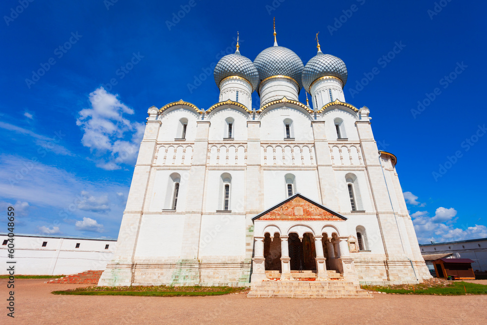 Assumption Cathedral inside Rostov Kremlin, Russia