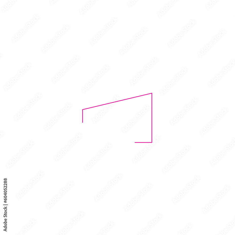 Abstract Geometric Line