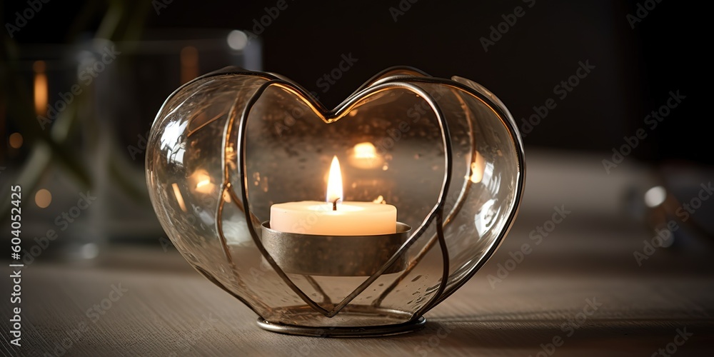 candle, love , generative AI