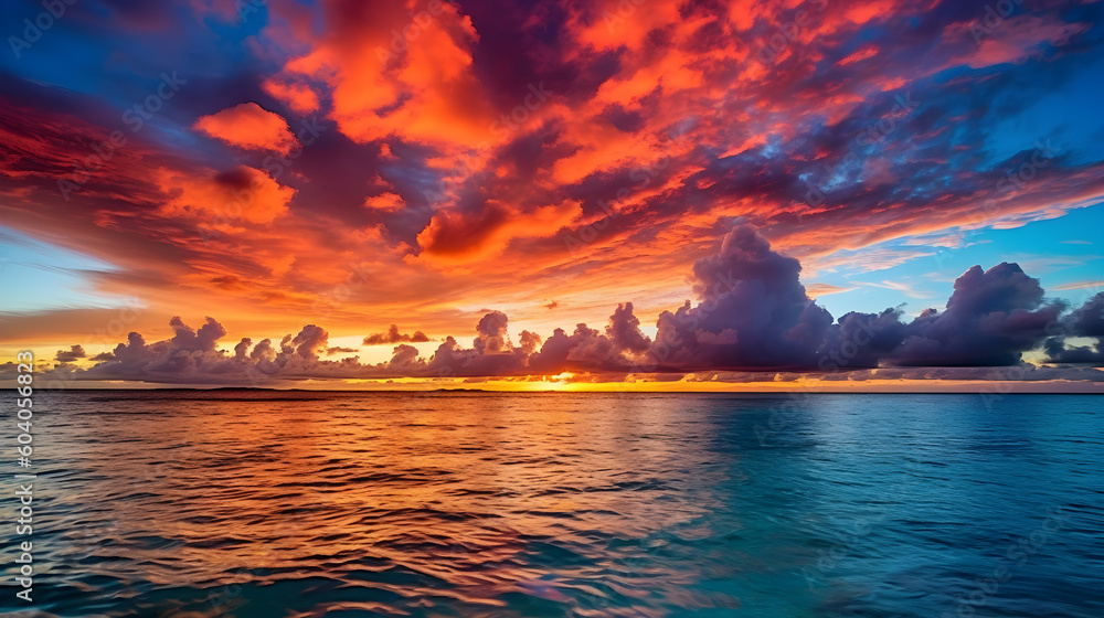 Serenity Unveiled: The Enchanting Splendor of a Mesmerizing Sunset