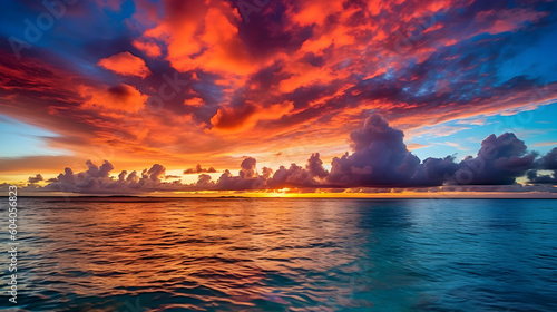 Serenity Unveiled  The Enchanting Splendor of a Mesmerizing Sunset