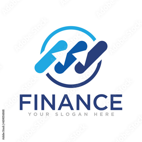 Finance and Accounting Logo Design Illustration