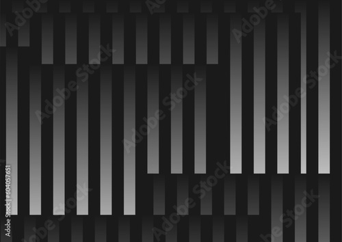Black and grey stripes abstract minimal geometric background. Vector design