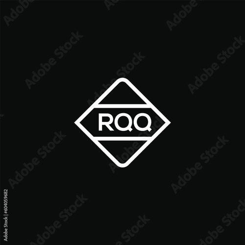 Modern minimalist RQQ letter logo design templete photo