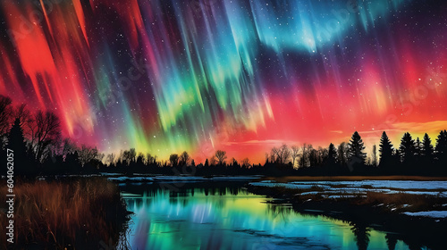 Enchanting Symphony  Capturing the Ethereal Beauty of the Northern Lights