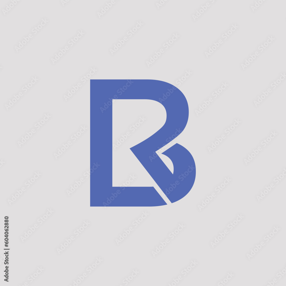 creative simple logo design BR initial creative simple logo design BR initial