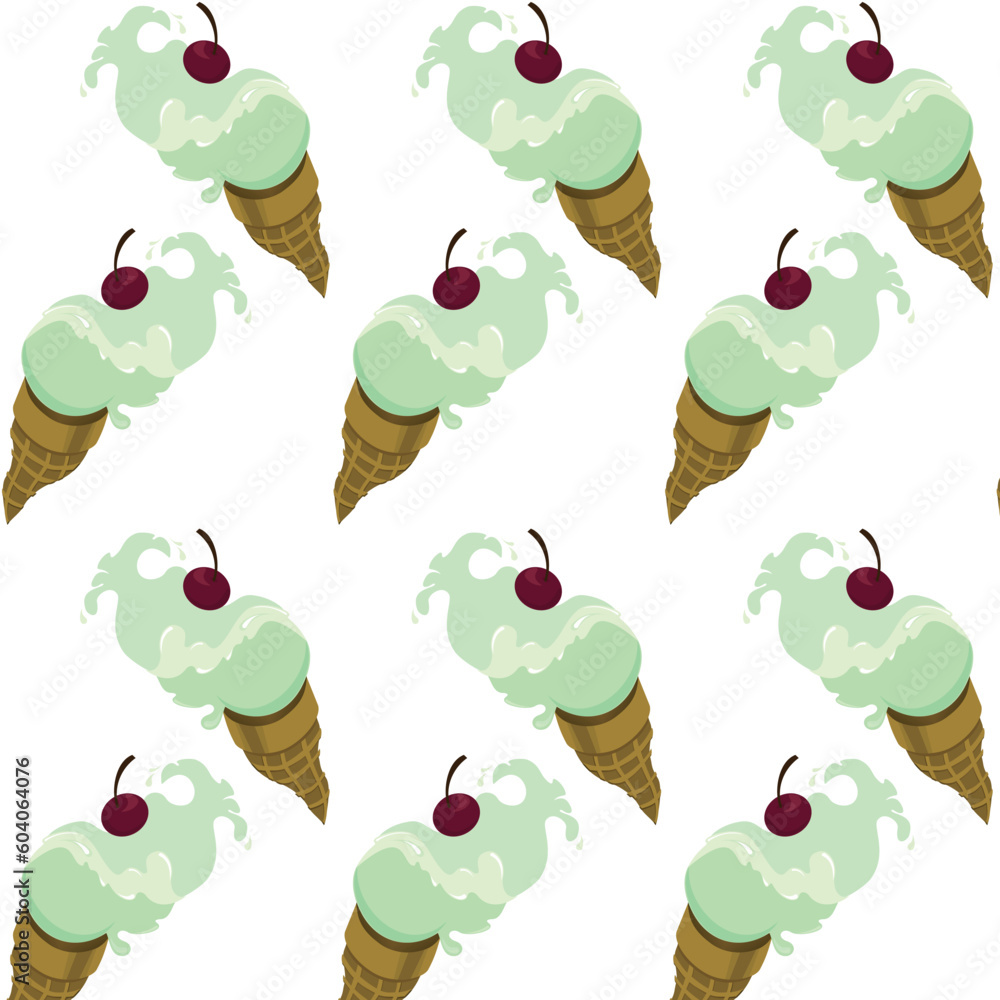 Ice cream cones envelope template background. Great for delicious summer dessert wallpaper, background, packaging, fabric, scrapbooking and gift wrapping. Surface pattern design. Ice cream cones envelope template background. Great for delicious summer dessert wallpaper, background, packaging, fabric, scrapbooking and gift wrapping. Surface pattern design.