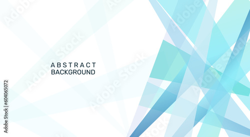 Abstract light blue modern overlapped geometric shape with futuristic technology concept on white background. Simple templates design composition. Minimal square graphic vector pattern.