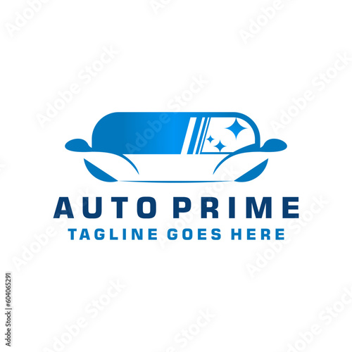 Automotive glass specialist logo icon vector illustration