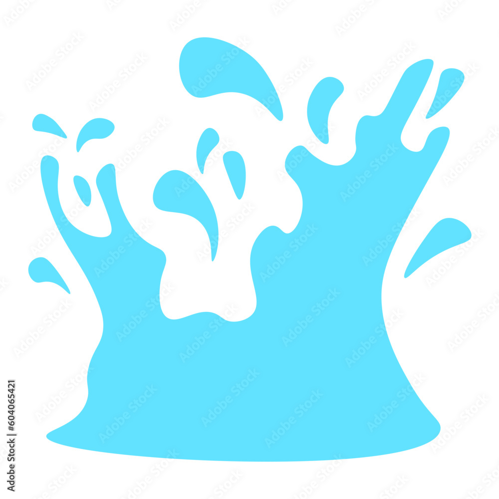 Water Splash Illustration Set Collection Water Splash Illustration Set Collection