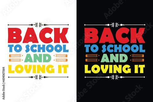 Back to school t-shirt design, 100 days of school, first day, 100-day typography t-shirt, kids t-shirt