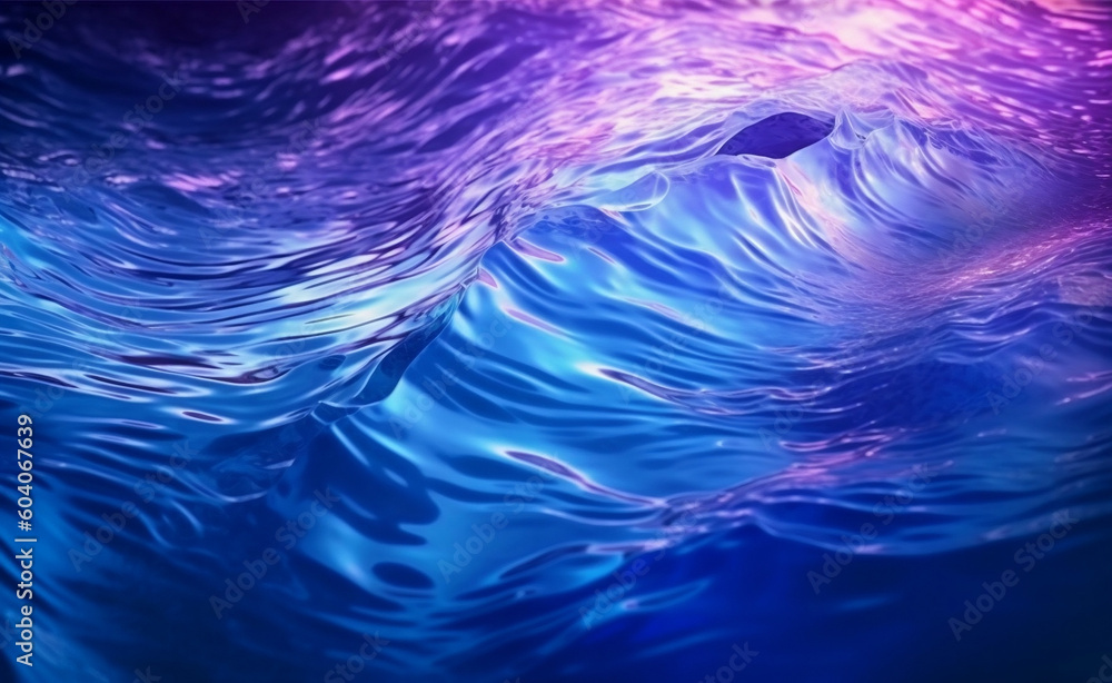 Chaos and Beauty: Captivating Water Surface with Reflections, generative AI Chaos and Beauty: Captivating Water Surface with Reflections, generative AI