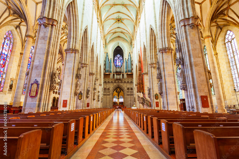 Obraz premium Ulm Minster Cathderdal interior in Germany