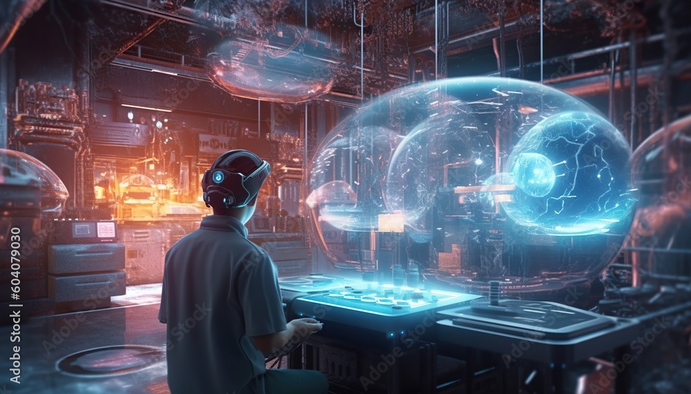 Artificial Intelligence, Communication and Technology Concept Artificial Intelligence, Communication and Technology Concept