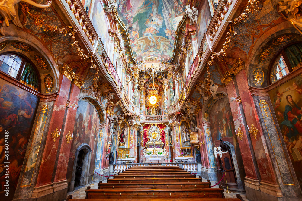 Asam Church or Asamkirche in Munich, Germany