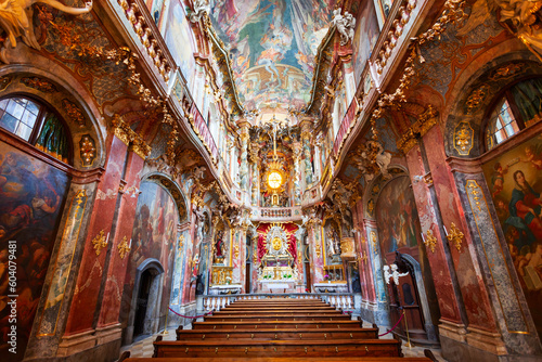 Photographie Asam Church or Asamkirche in Munich, Germany