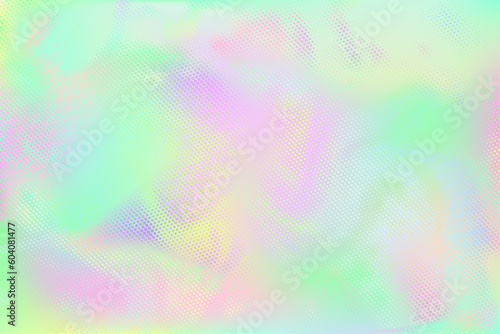 Foto Swirly holographic retro background in psychedelic neon color palette