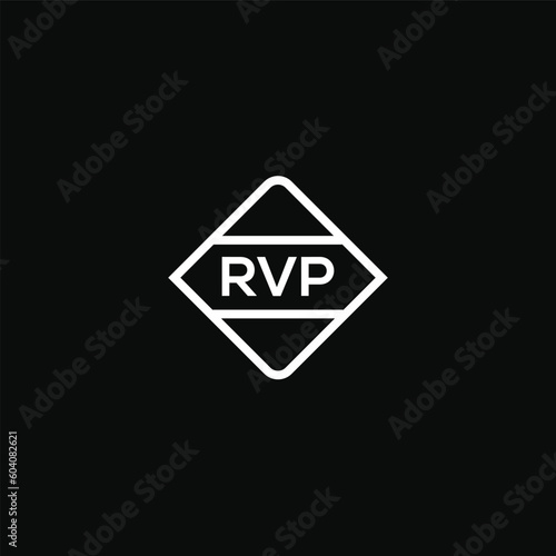 RVP letter design for logo and icon.RVP typography for technology, business and real estate brand.RVP monogram logo. photo