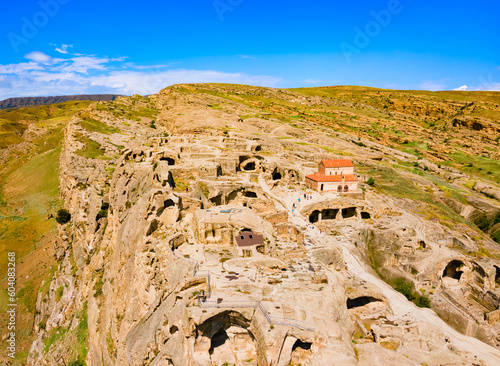 Uplistsikhe ancient rock town in Georgia photo