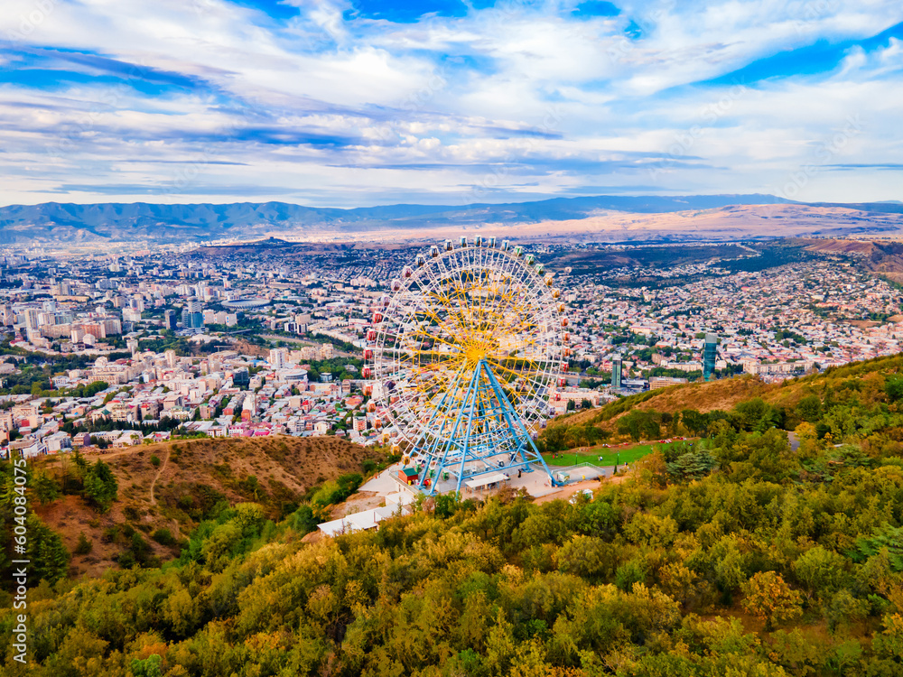 Ferris Wheel in Mtatsminda Park, Tbilisi