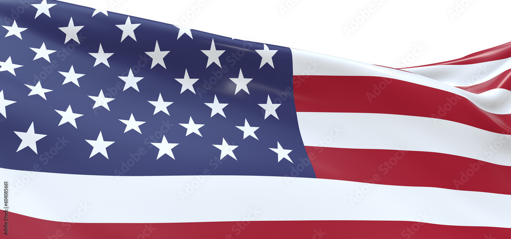 Resilient Spirit: Vibrant 3D USA Flag Symbolizes American Determination Resilient Spirit: Vibrant 3D USA Flag Symbolizes American Determination