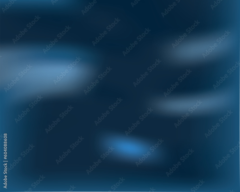 Obraz premium Dark blue gradient blurred background. Vector illustration
