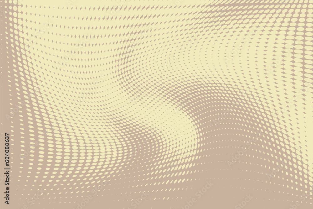 Abstract pattern, halftone effect. Lihgt brown and yellow colour. Vector illustration Abstract pattern, halftone effect. Lihgt brown and yellow colour. Vector illustration