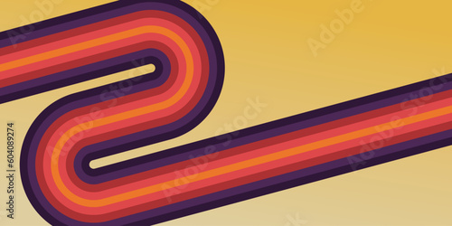 A bright yellow font stands out against a crisp white background, each letter perfectly aligned in a neat line.
