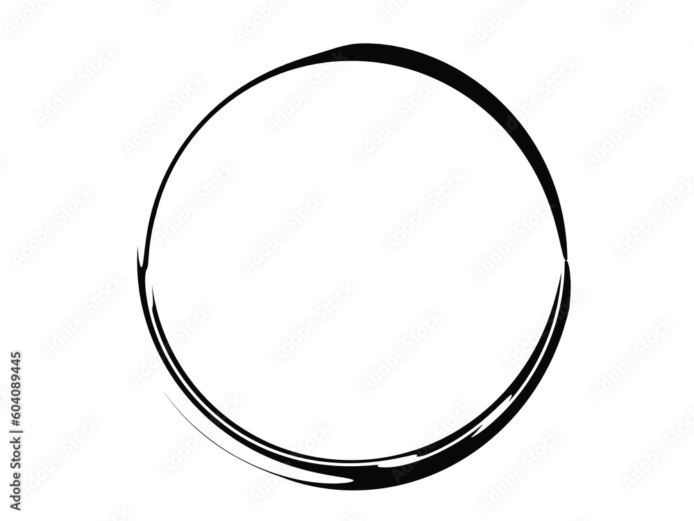 Grunge circle made of black paint.Grunge circle made of black ink. Grunge circle made of black paint.Grunge circle made of black ink.