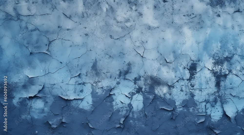 Grunge-style dark blue-black plaster texture background, generative AI Grunge-style dark blue-black plaster texture background, generative AI