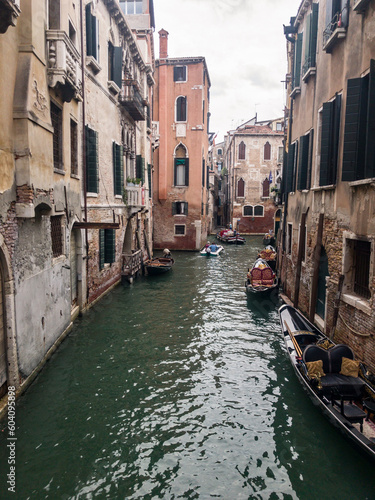 Beautiful canals in Venice, Italy. © Maniockus