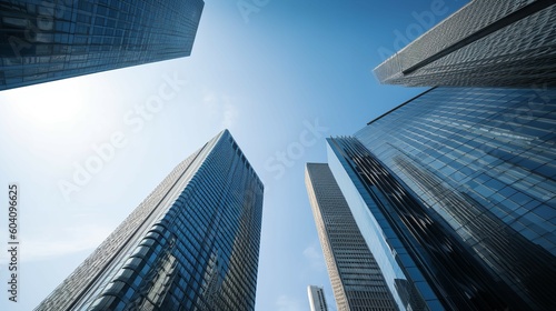High Rise Corporate Buildings Under Clear Sky
