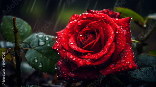 Whispers of Melancholy  Unveiling the Captivating Allure - Red Rose