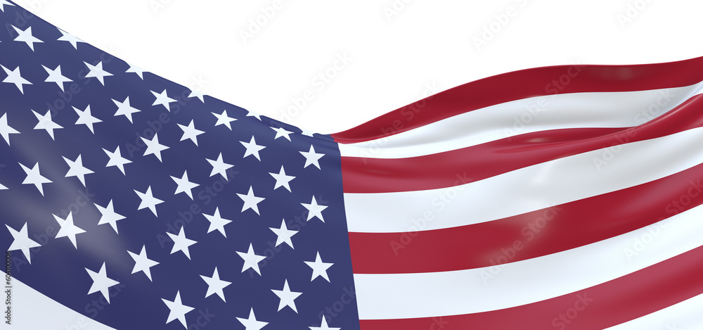 Virtual Pride: 3D USA Flag Celebrates American Identity Virtual Pride: 3D USA Flag Celebrates American Identity