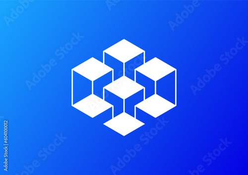 An abstract logo composed of meticulously arranged cubes forming a bar graph, representing the essence of data visualization and analysis.