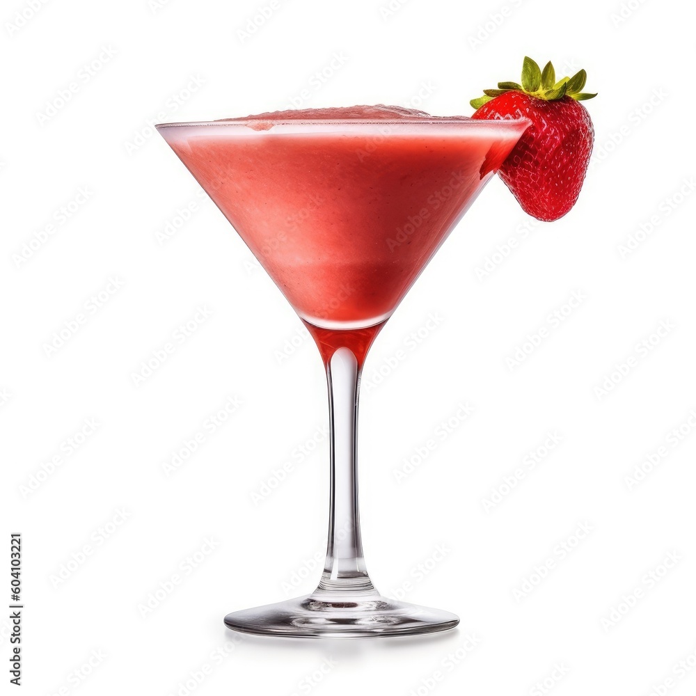 Daiquiri Cocktail isolated on white (generative AI) Daiquiri Cocktail isolated on white (generative AI)