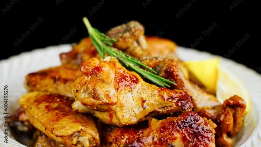 Roast chicken wings