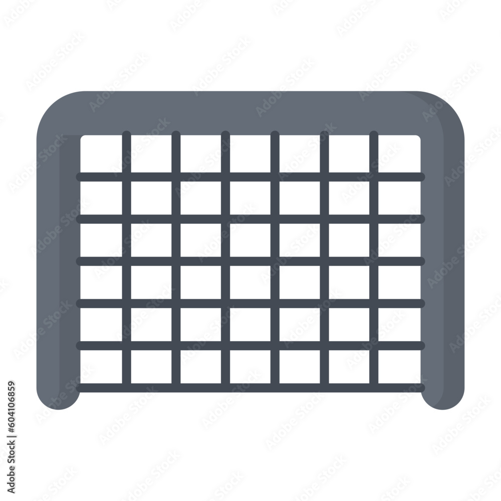 Hockey Gate Flat Icon Hockey Gate Flat Icon