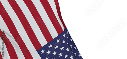 Visual Allegiance: Powerful 3D USA Flag Unites the Nation