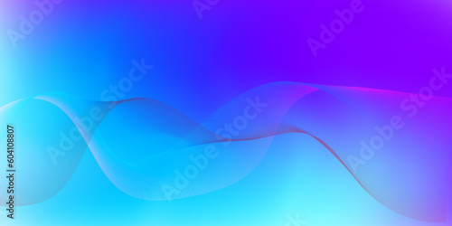 Abstract wave on gradient color background. vector eps.10