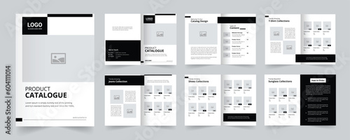 product catalog design template, simple modern catalogue design template