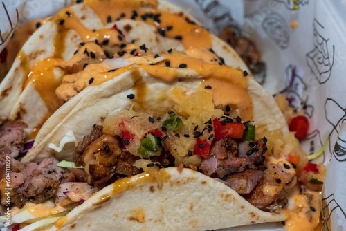 Korean fusion street tacos