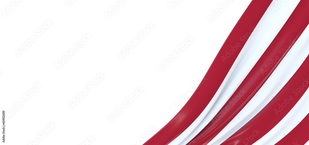 Obraz premium Stunning Visuals: Striking 3D USA Flag Captivates Viewers' Hearts